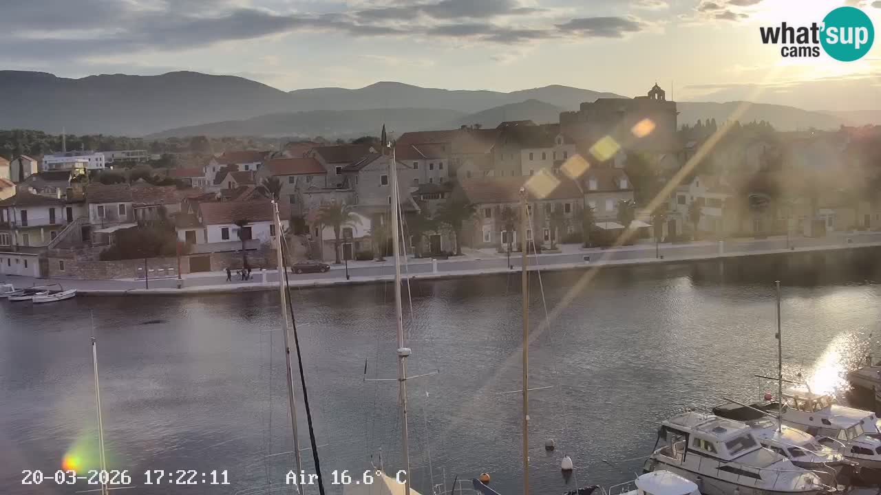 Webcam Hvar Vrboska marina | Dalmazia