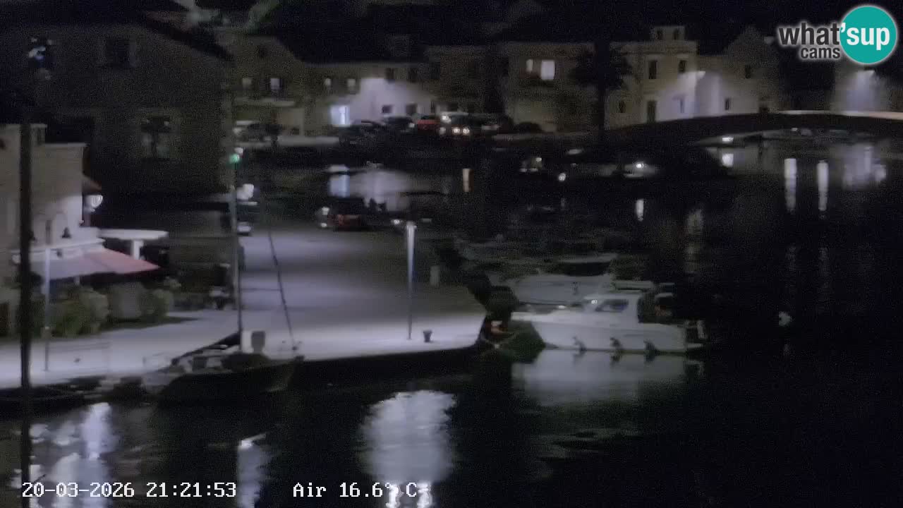 Livecam Hvar Vrboska marina | Île de Hvar | Dalmatia