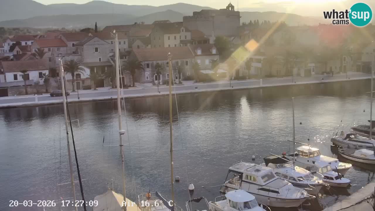 Livecam Hvar Vrboska marina | Île de Hvar | Dalmatia
