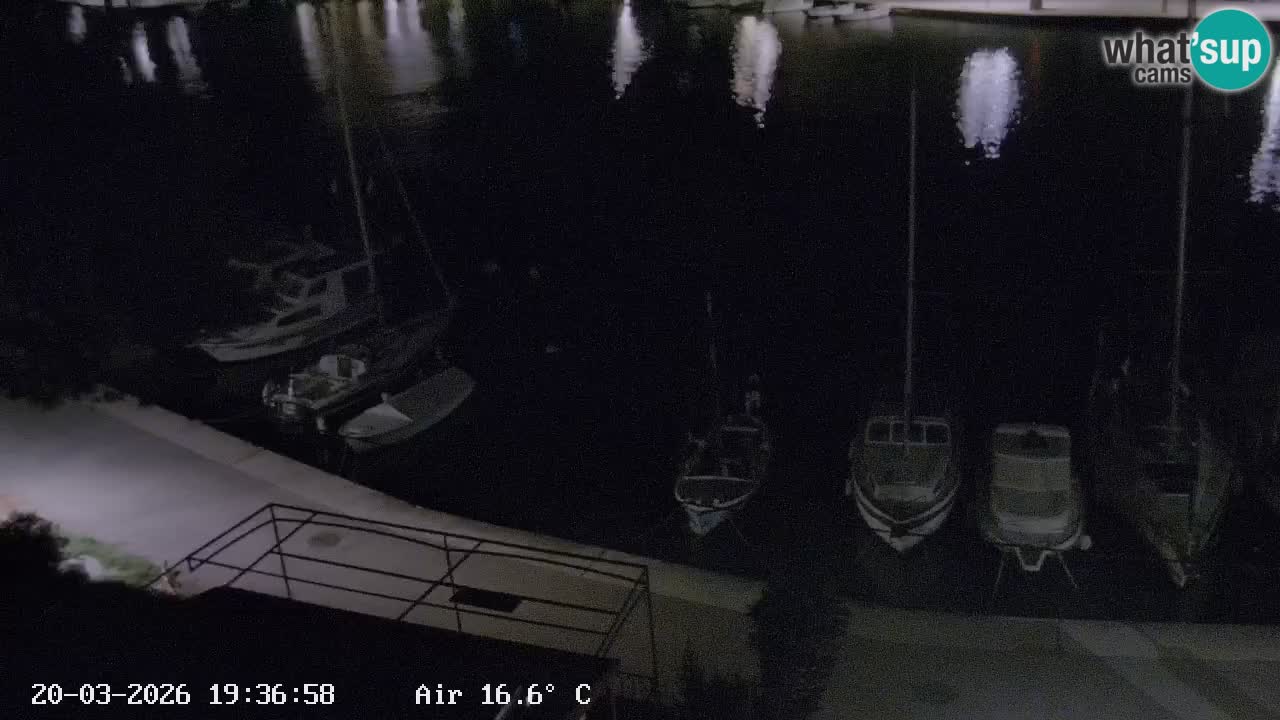 Webcam Hvar Vrboska marina | Dalmazia