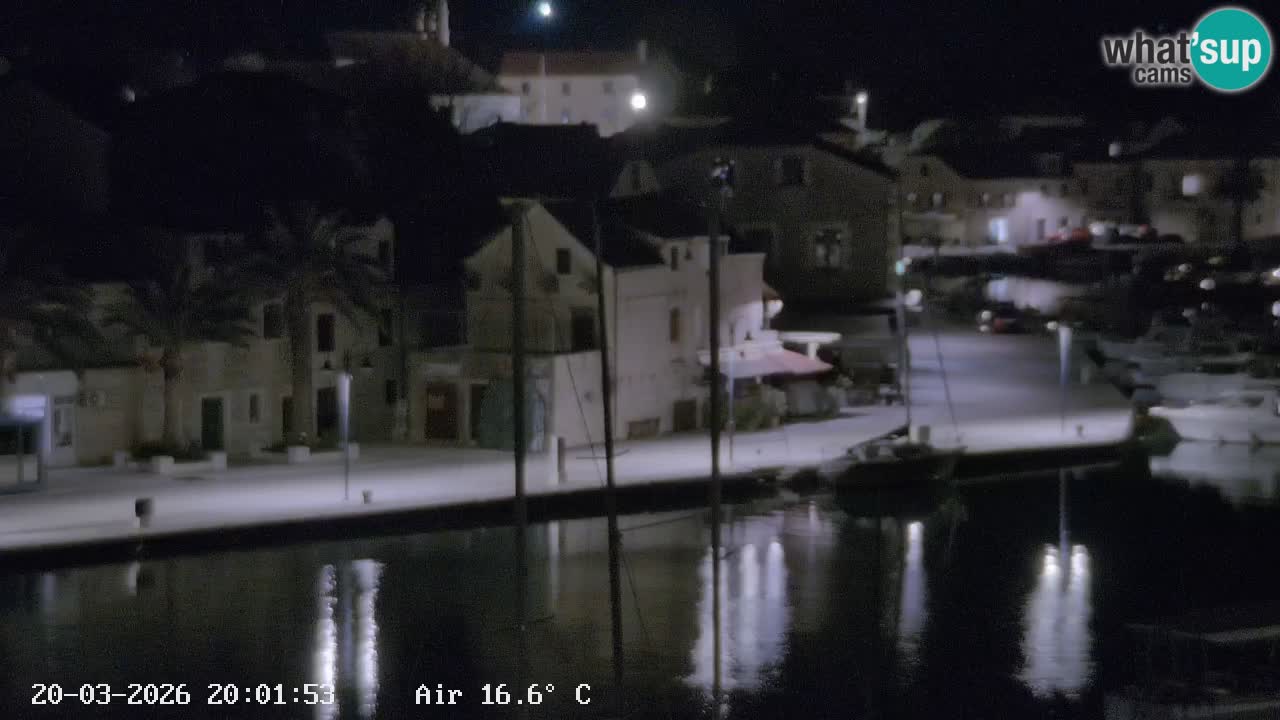 Livecam Hvar Vrboska marina | Île de Hvar | Dalmatia