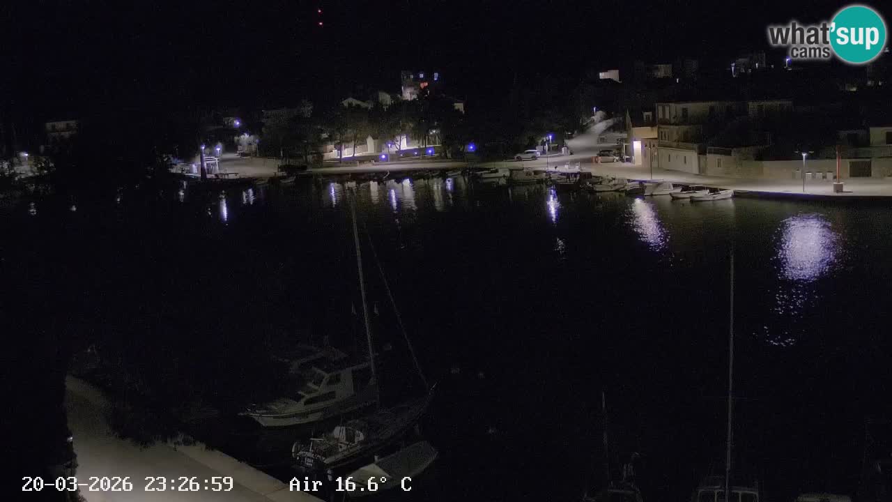 Livecam Hvar Vrboska marina | Île de Hvar | Dalmatia
