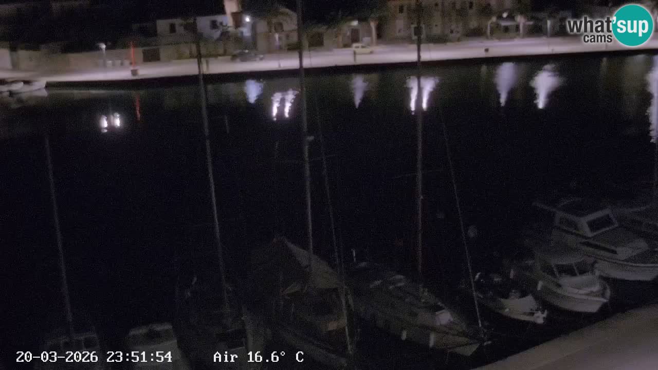 Webcam Hvar Vrboska marina | Dalmazia