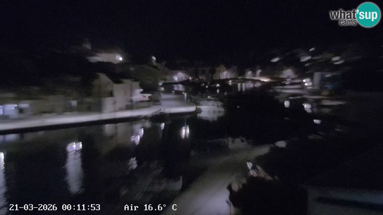 Webcam Hvar Vrboska marina | Dalmazia
