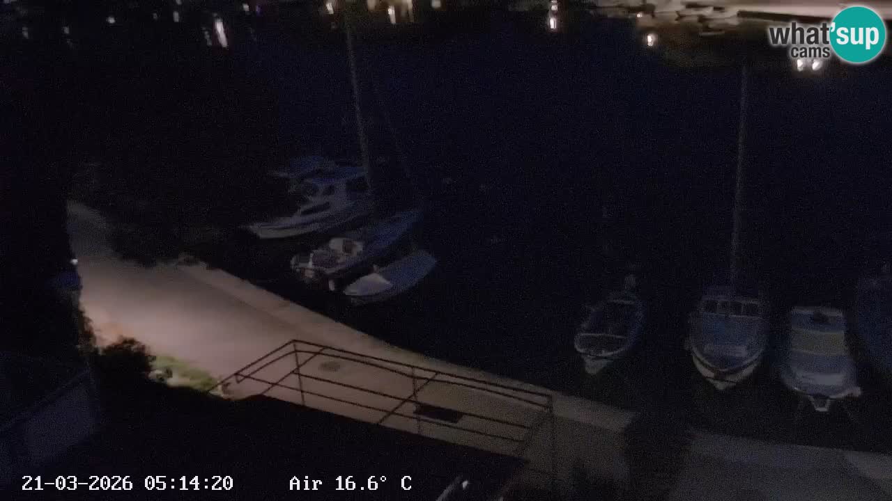 Livecam Hvar Vrboska marina | Île de Hvar | Dalmatia