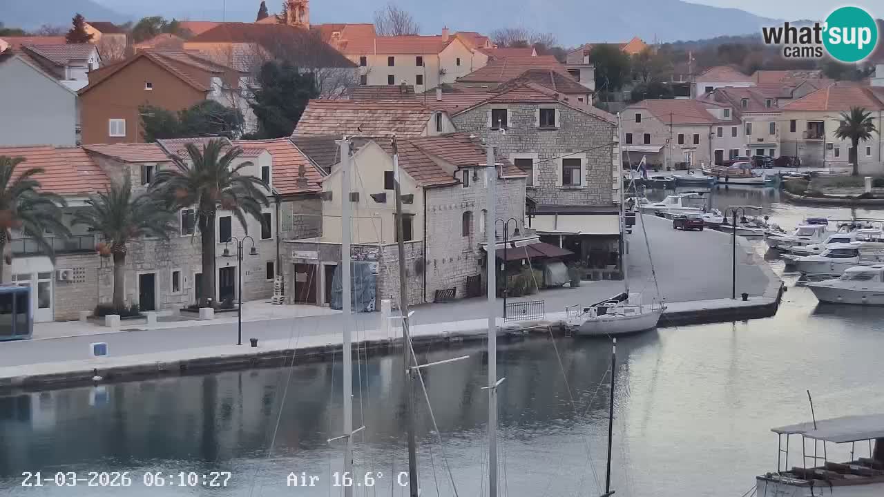 Livecam Hvar Vrboska marina | Île de Hvar | Dalmatia