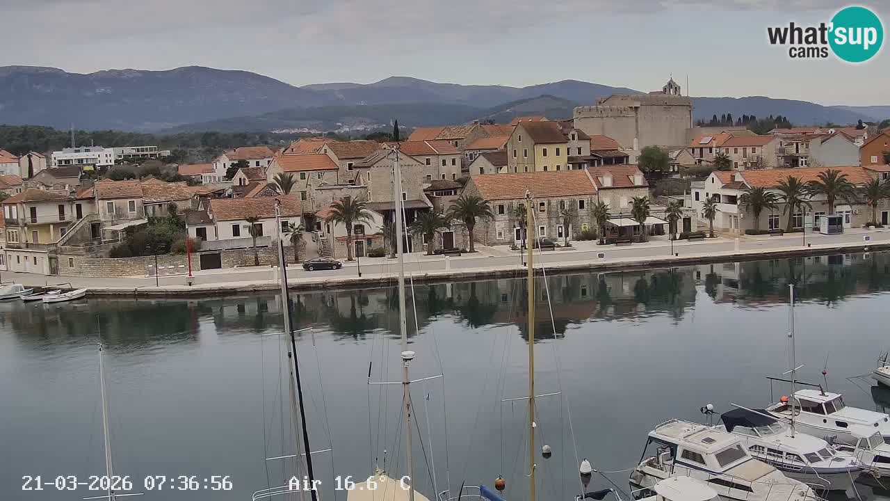Livecam Vrboska marina | Hvar island | Dalmatia