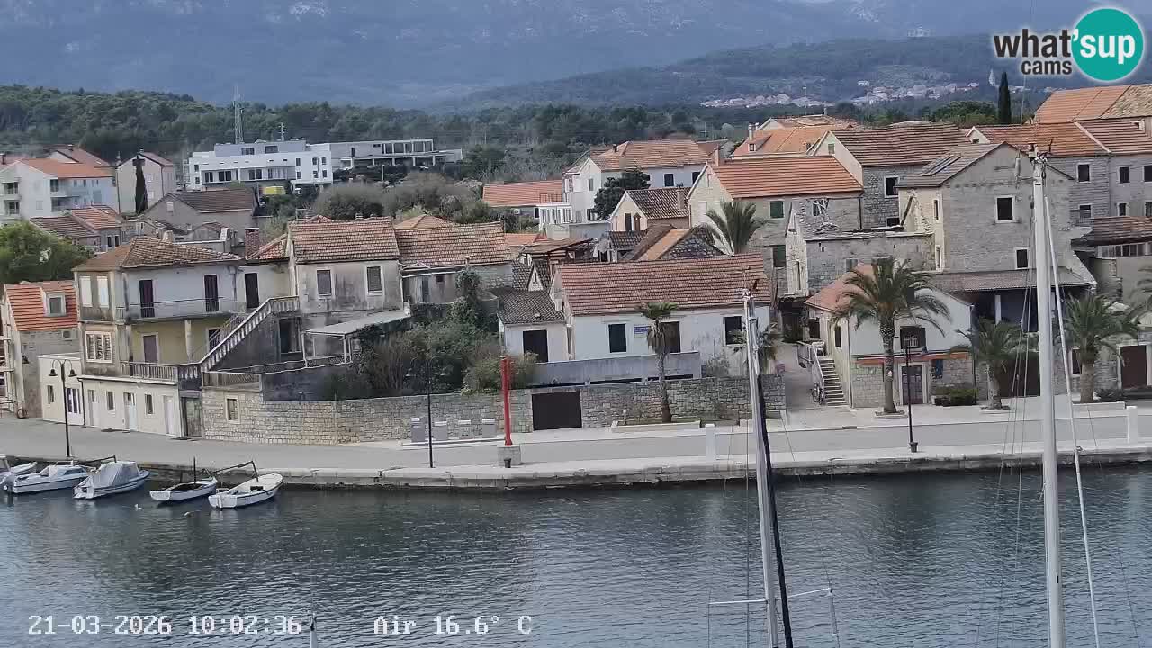 Web kamera Hvar Vrboska marina | otok Hvar | Dalmacija