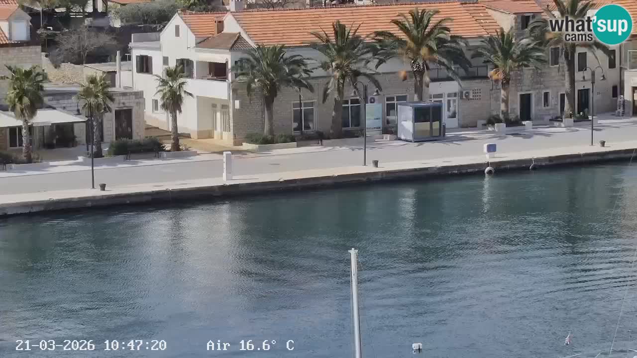Webcam Vrboska marina | Hvar Insel | Dalmatien
