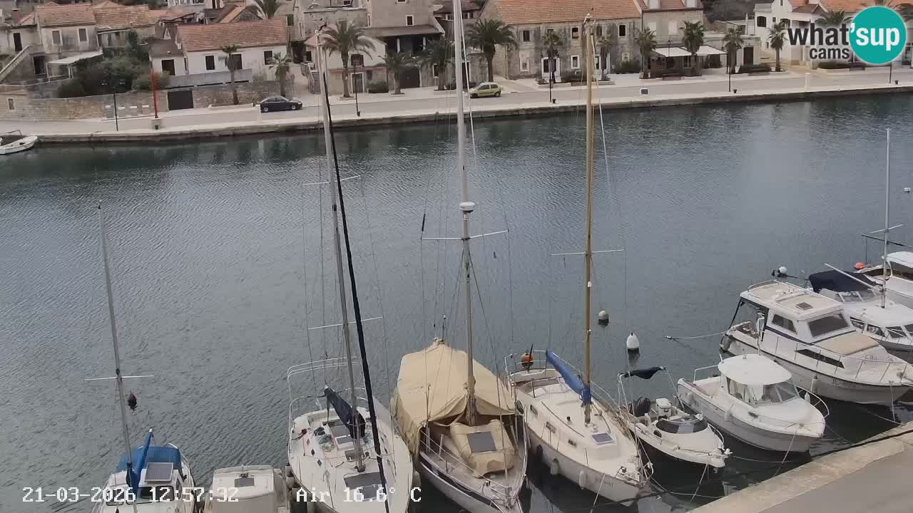 Livecam Hvar Vrboska marina | Île de Hvar | Dalmatia