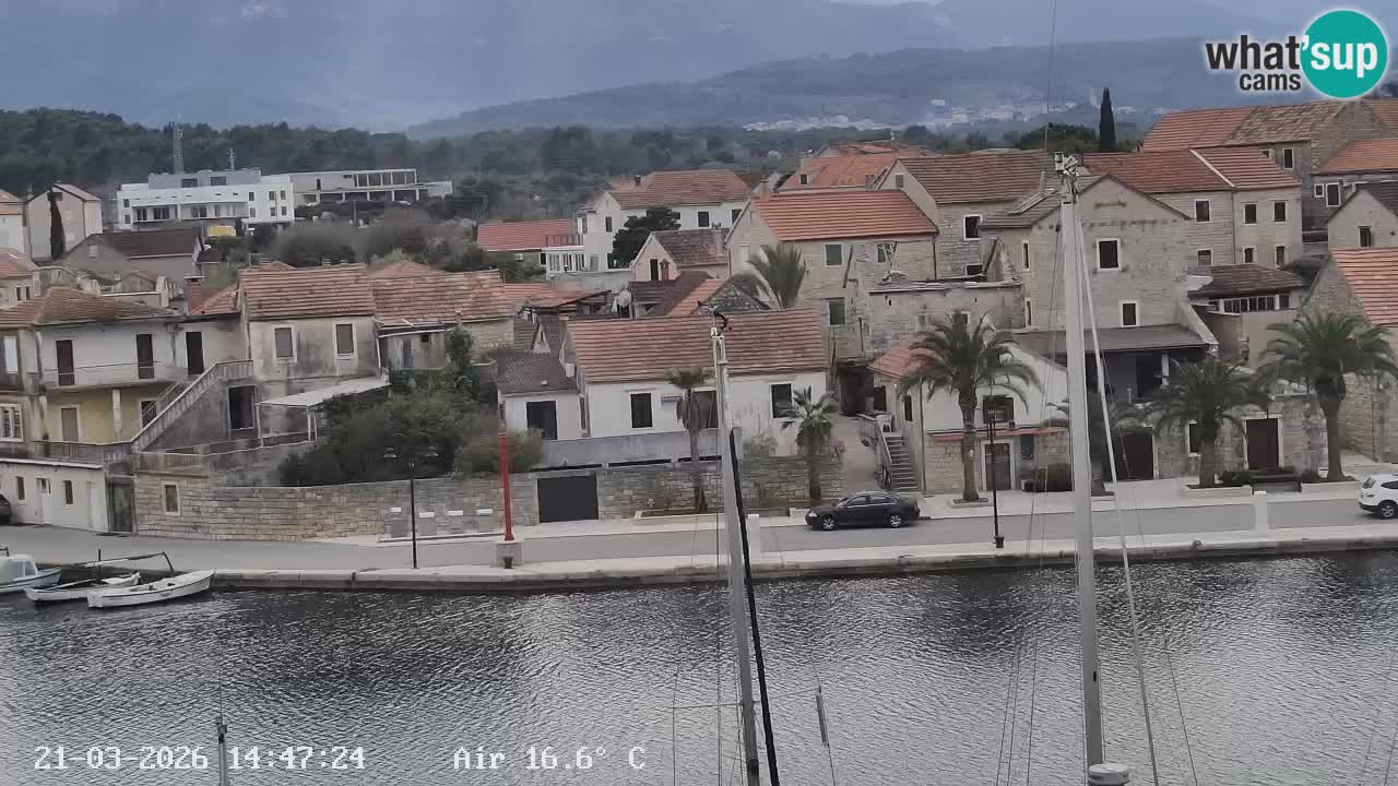 Webcam Hvar Vrboska marina | Dalmazia