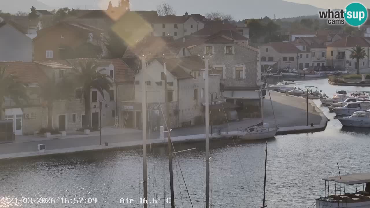 Livecam Vrboska marina | Hvar island | Dalmatia