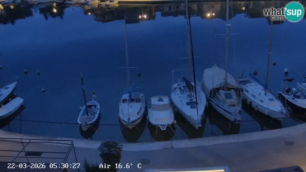 Webcam Vrboska marina | Hvar Insel | Dalmatien