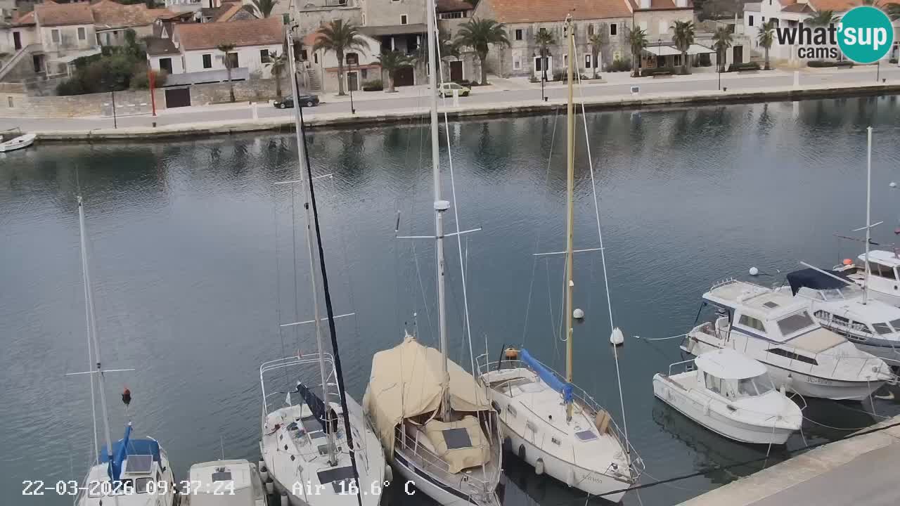 Webcam Vrboska marina | Hvar Insel | Dalmatien