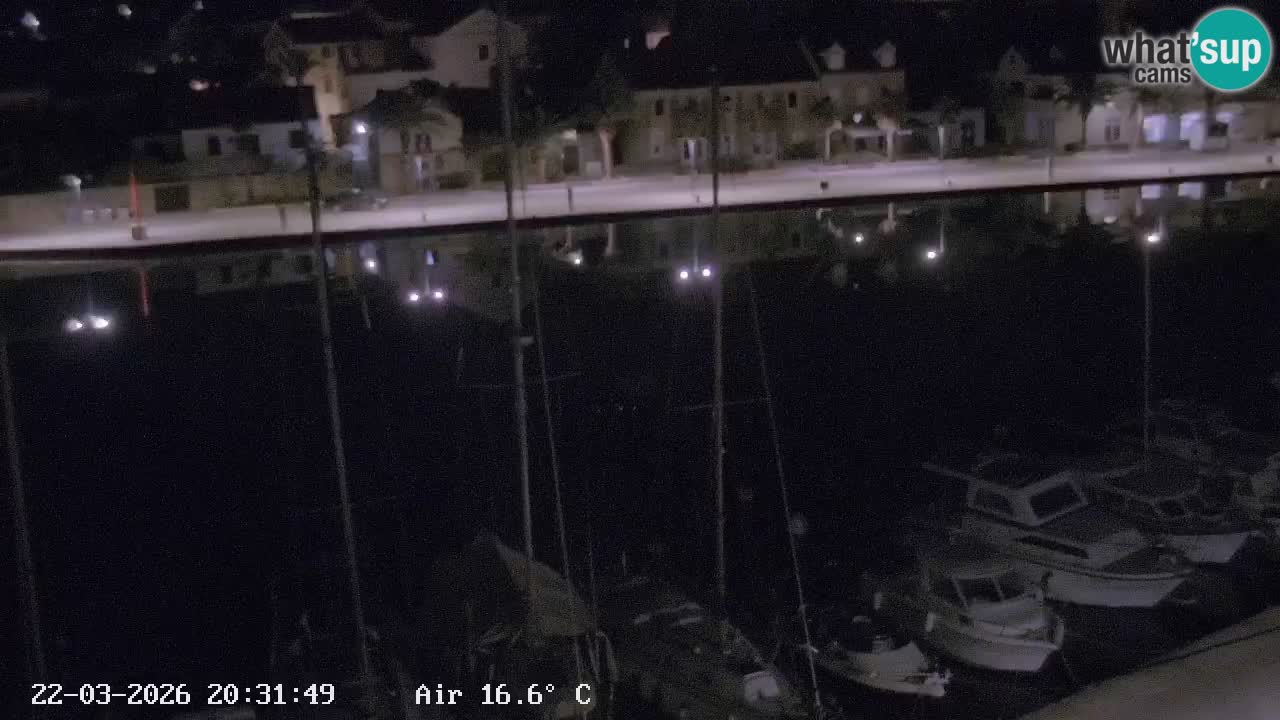 Livecam Hvar Vrboska marina | Île de Hvar | Dalmatia