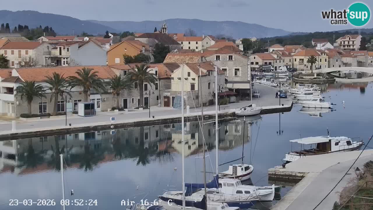 Webcam Vrboska marina | Hvar Insel | Dalmatien
