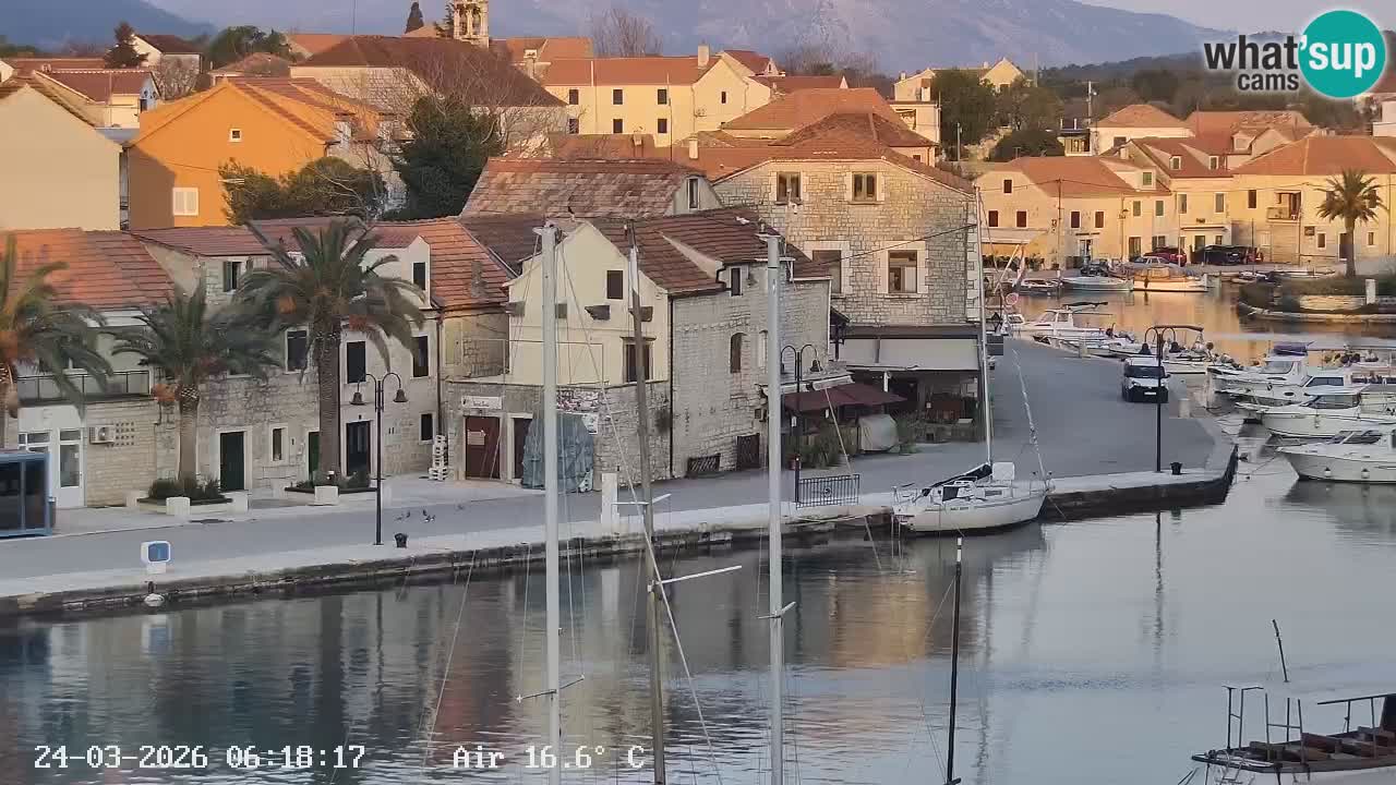 Web kamera Hvar Vrboska marina | otok Hvar | Dalmacija
