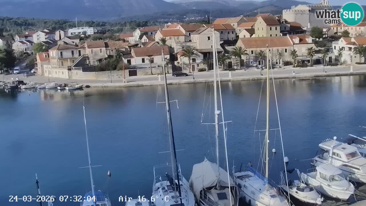 Livecam Hvar Vrboska marina | Île de Hvar | Dalmatia