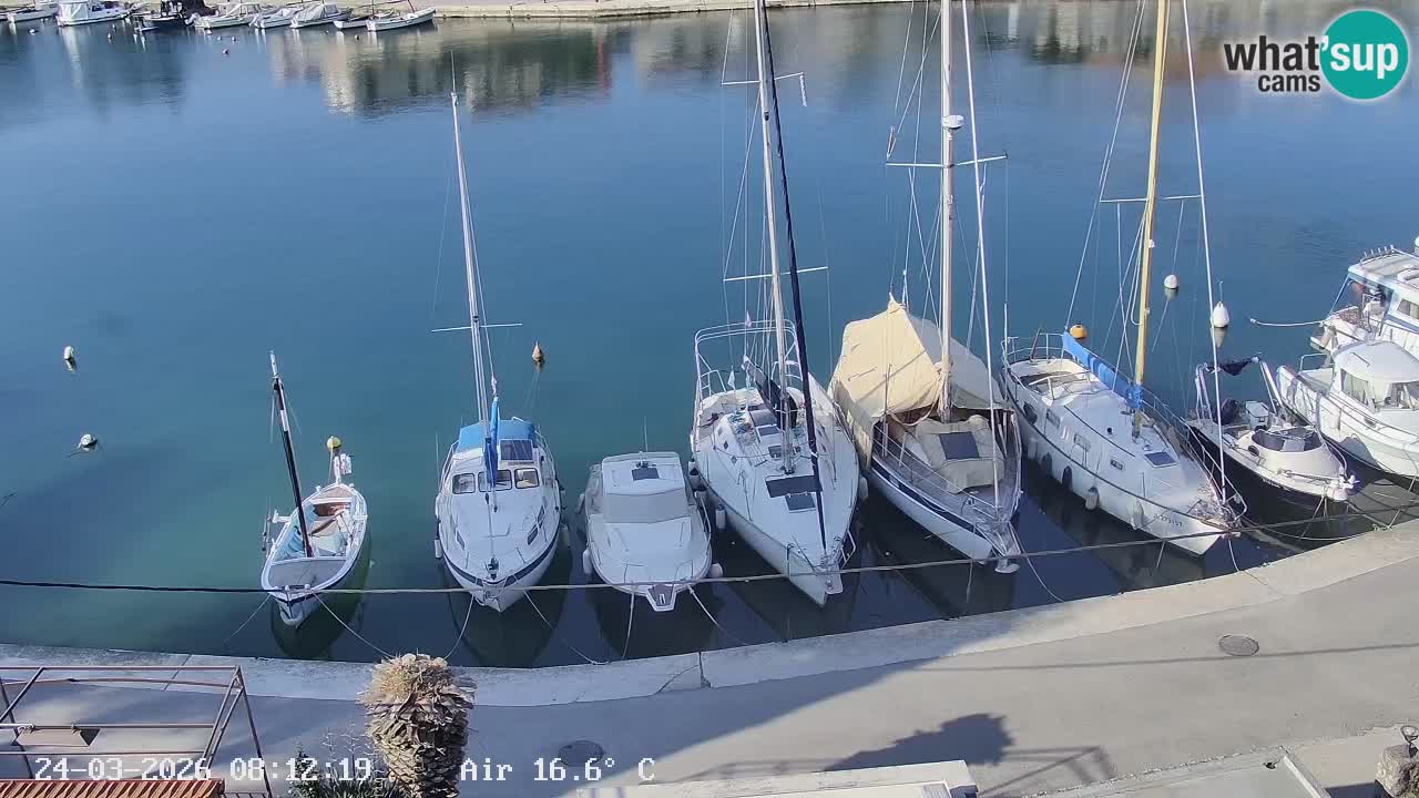 Webcam Vrboska marina | Hvar Insel | Dalmatien