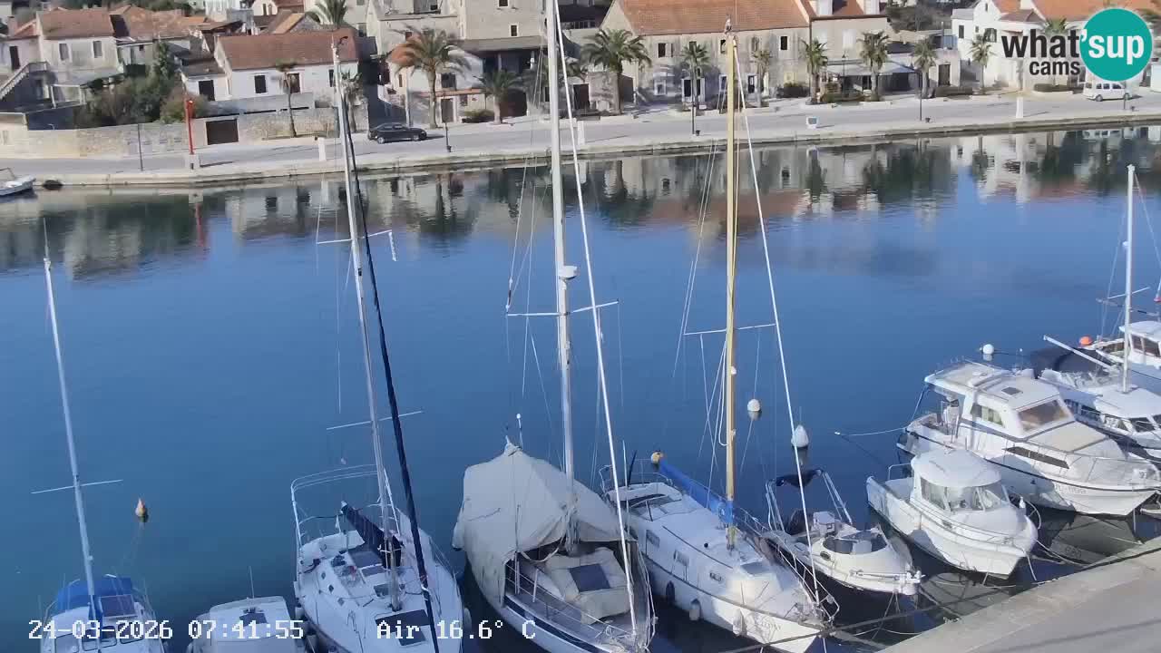 Livecam Vrboska marina | Hvar island | Dalmatia