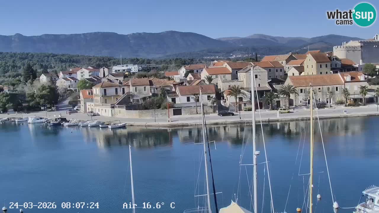 Webcam Vrboska marina | Hvar Insel | Dalmatien