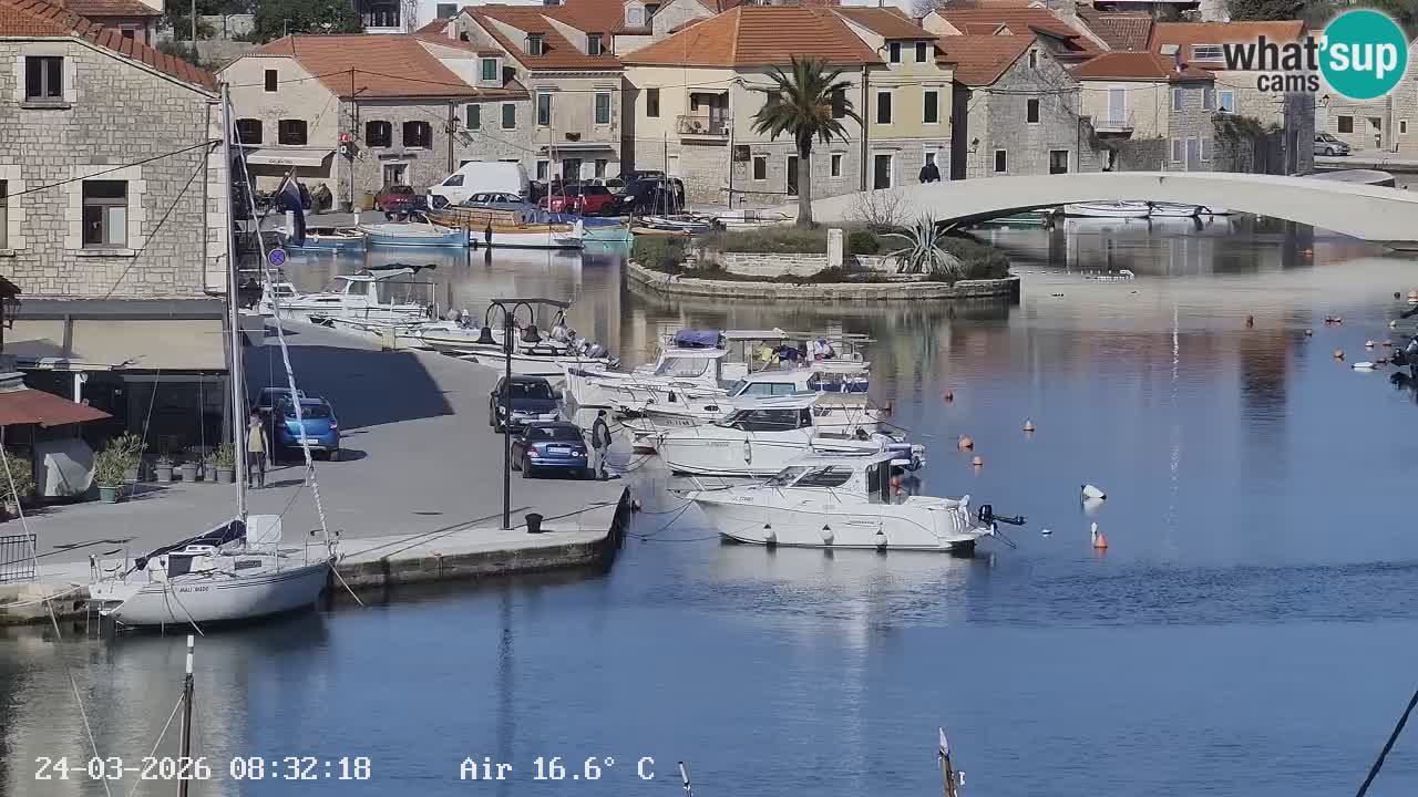 Webcam Vrboska marina | Hvar Insel | Dalmatien