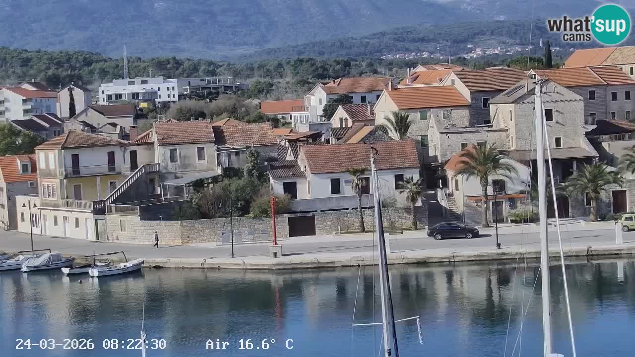 Livecam Vrboska marina | Hvar island | Dalmatia