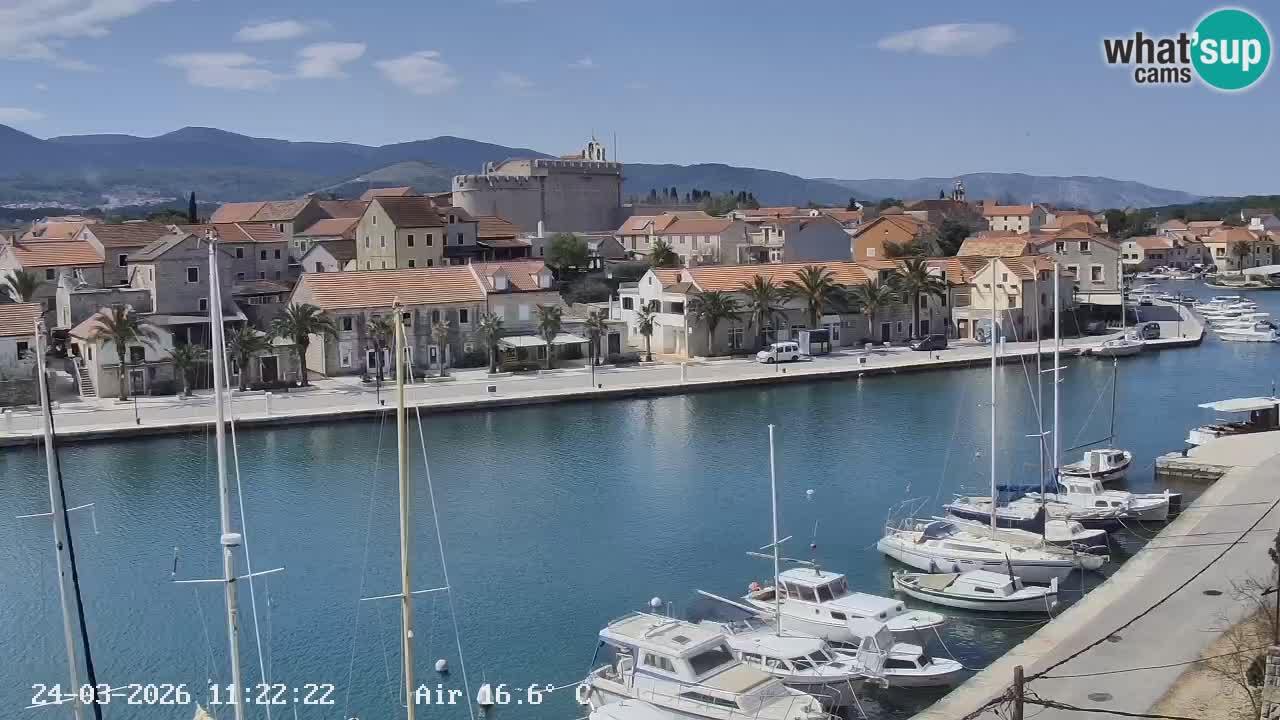 Livecam Hvar Vrboska marina | Île de Hvar | Dalmatia
