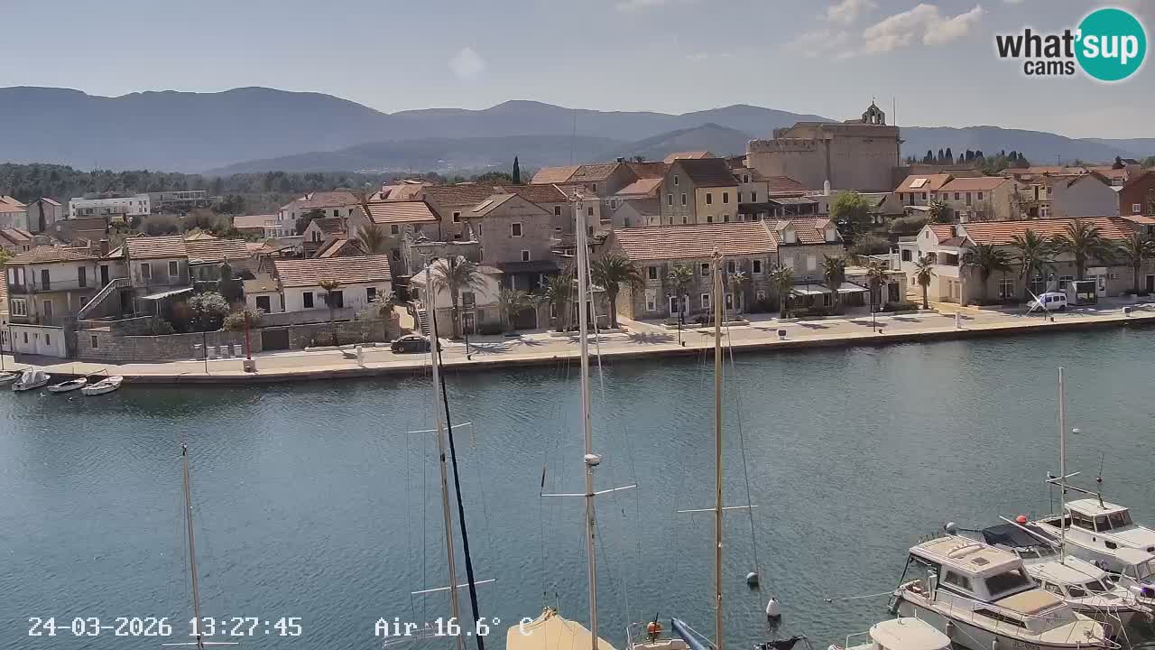 Livecam Hvar Vrboska marina | Île de Hvar | Dalmatia