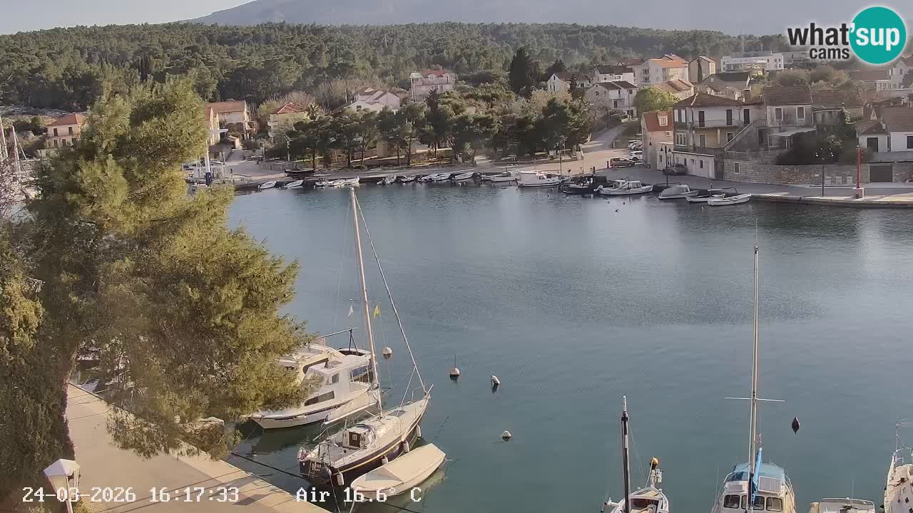 Livecam Vrboska marina | Hvar island | Dalmatia
