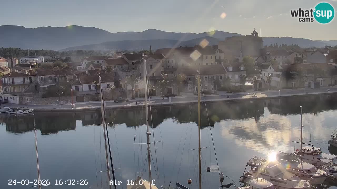 Webcam Vrboska marina | Hvar Insel | Dalmatien