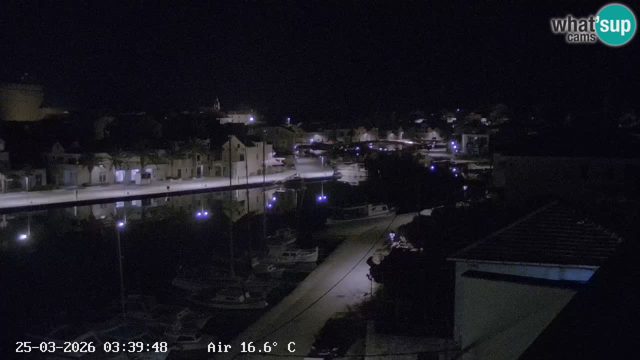Webcam Vrboska marina | Hvar Insel | Dalmatien
