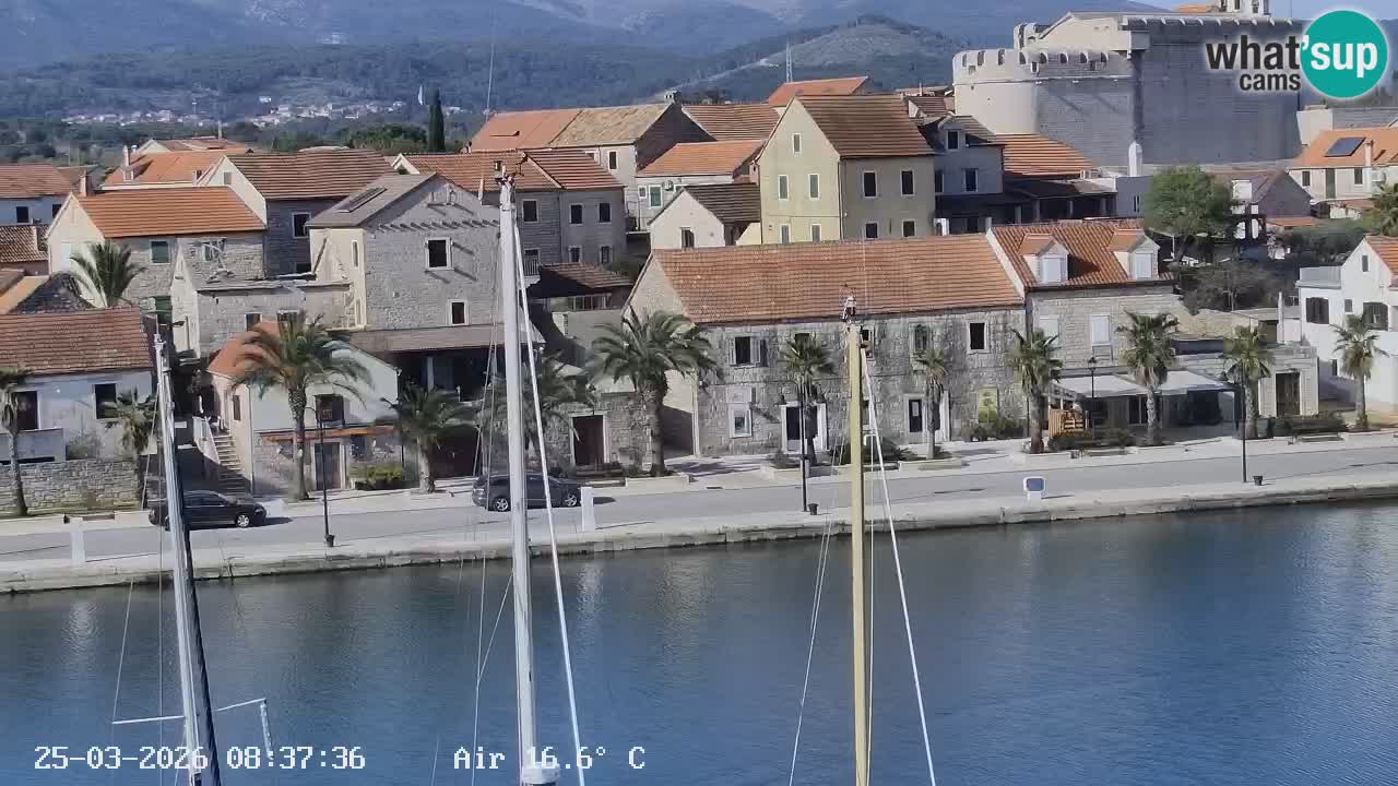 Webcam Vrboska marina | Hvar Insel | Dalmatien