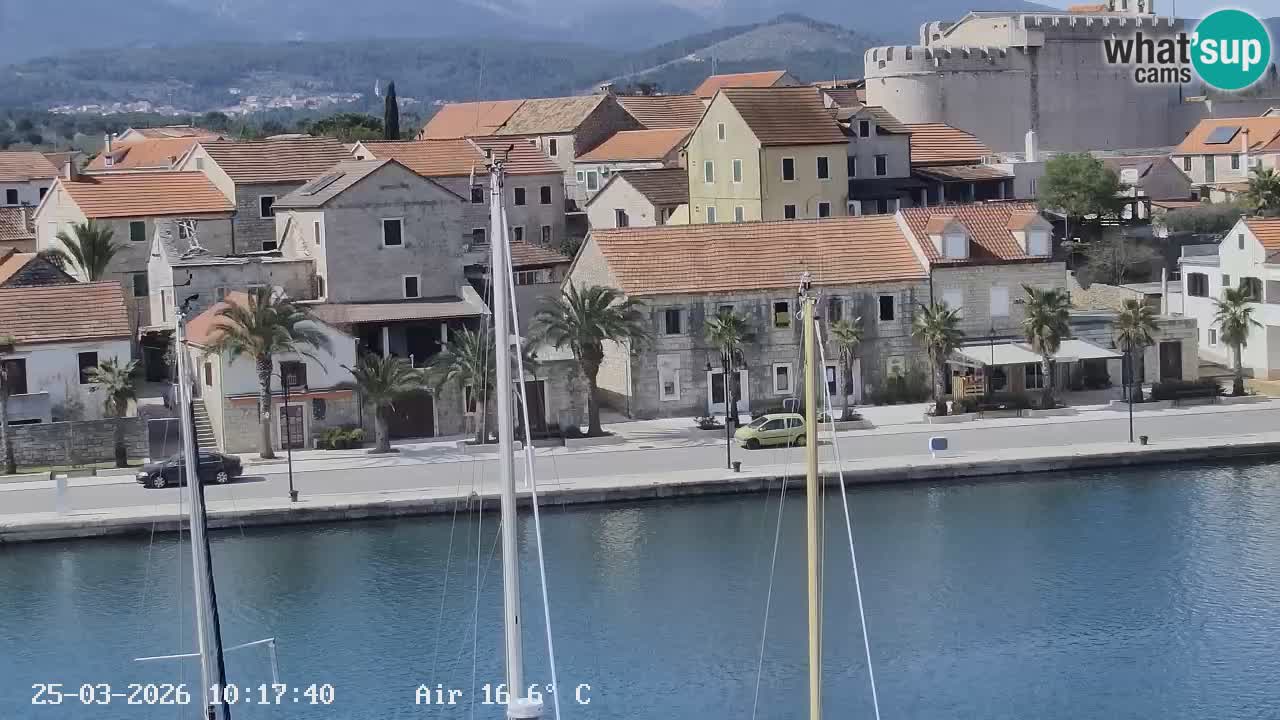Webcam Hvar Vrboska marina | Dalmazia