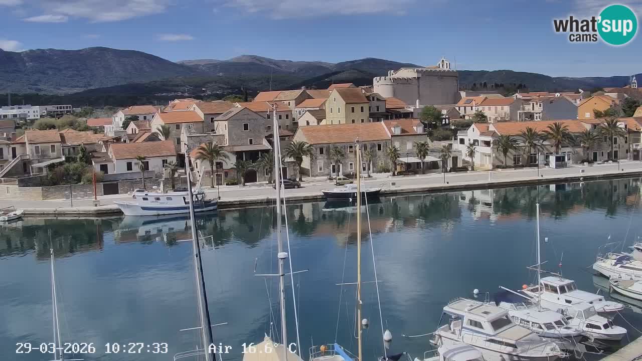 Web kamera Hvar Vrboska marina | otok Hvar | Dalmacija
