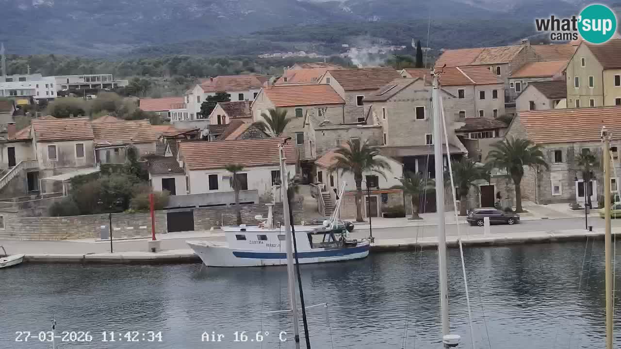Webcam Vrboska marina | Hvar Insel | Dalmatien
