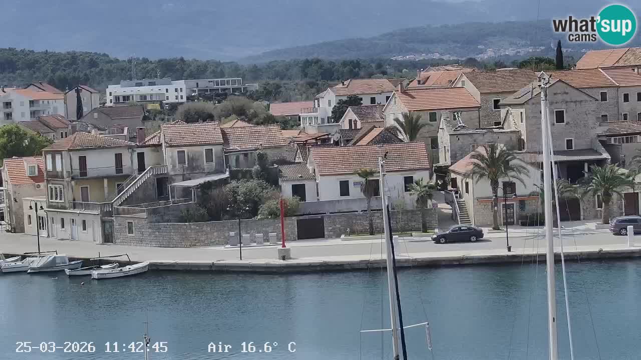 Webcam Vrboska marina | Hvar Insel | Dalmatien