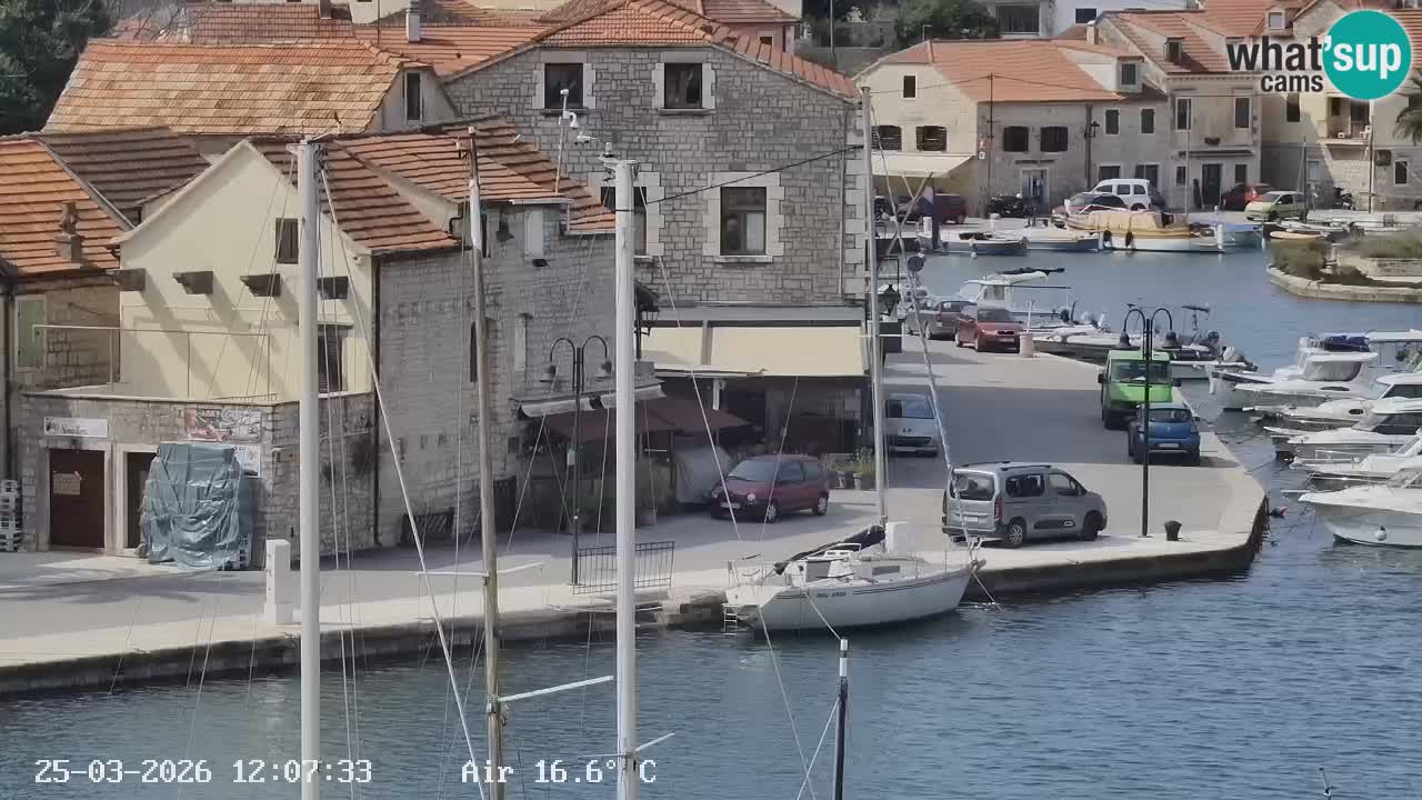 Webcam Vrboska marina | Hvar Insel | Dalmatien