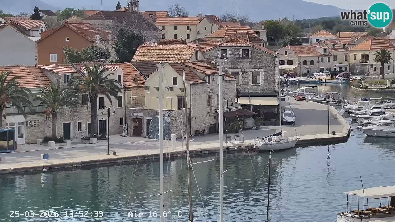Webcam Vrboska marina | Hvar Insel | Dalmatien
