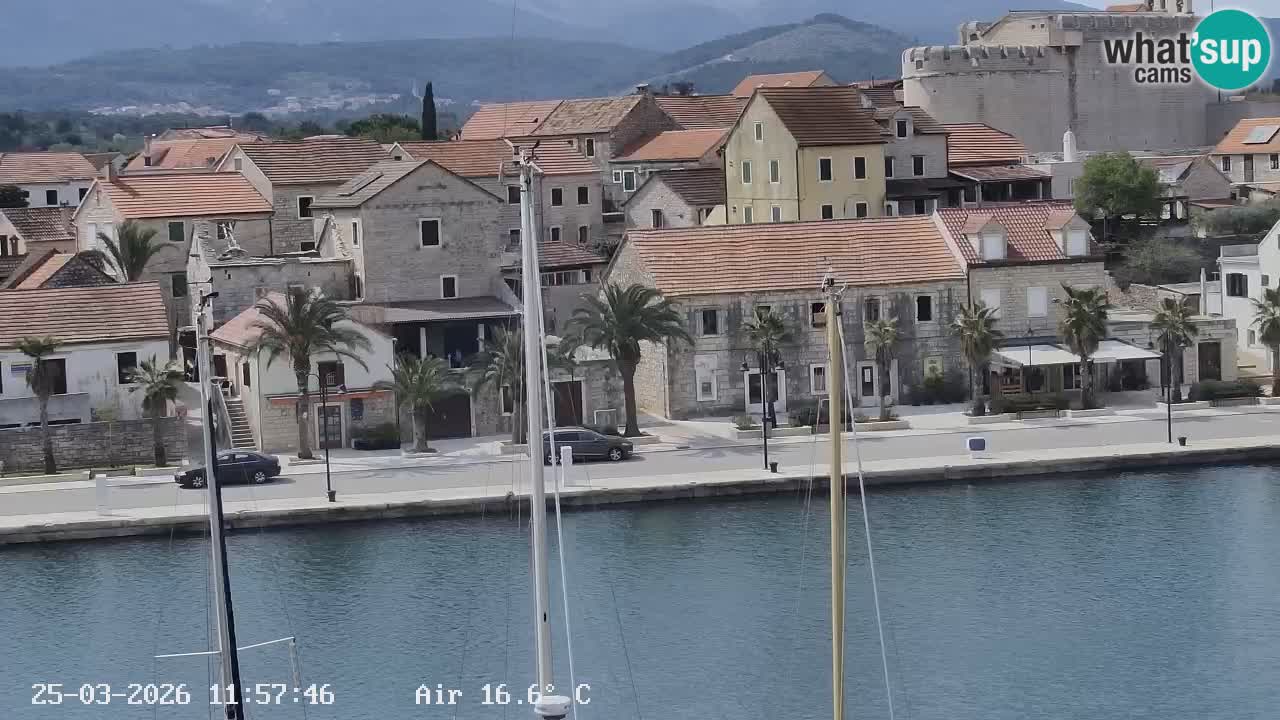Webcam Hvar Vrboska marina | Dalmazia