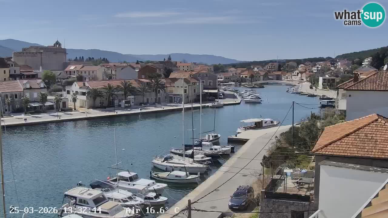 Livecam Hvar Vrboska marina | Île de Hvar | Dalmatia