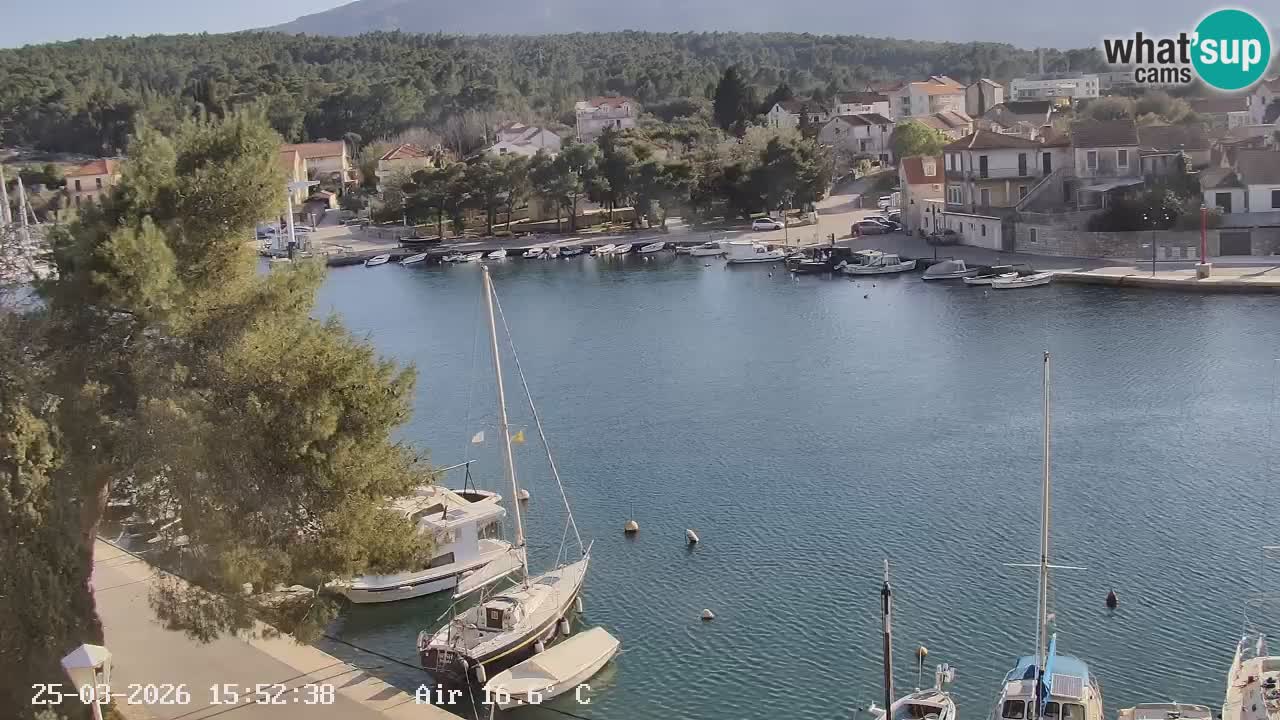 Web kamera Hvar Vrboska marina | otok Hvar | Dalmacija