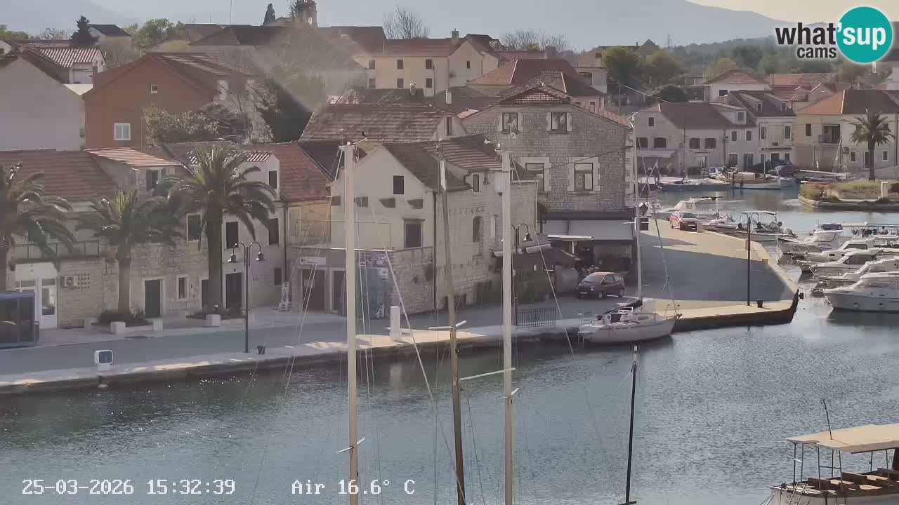 Webcam Hvar Vrboska marina | Dalmazia