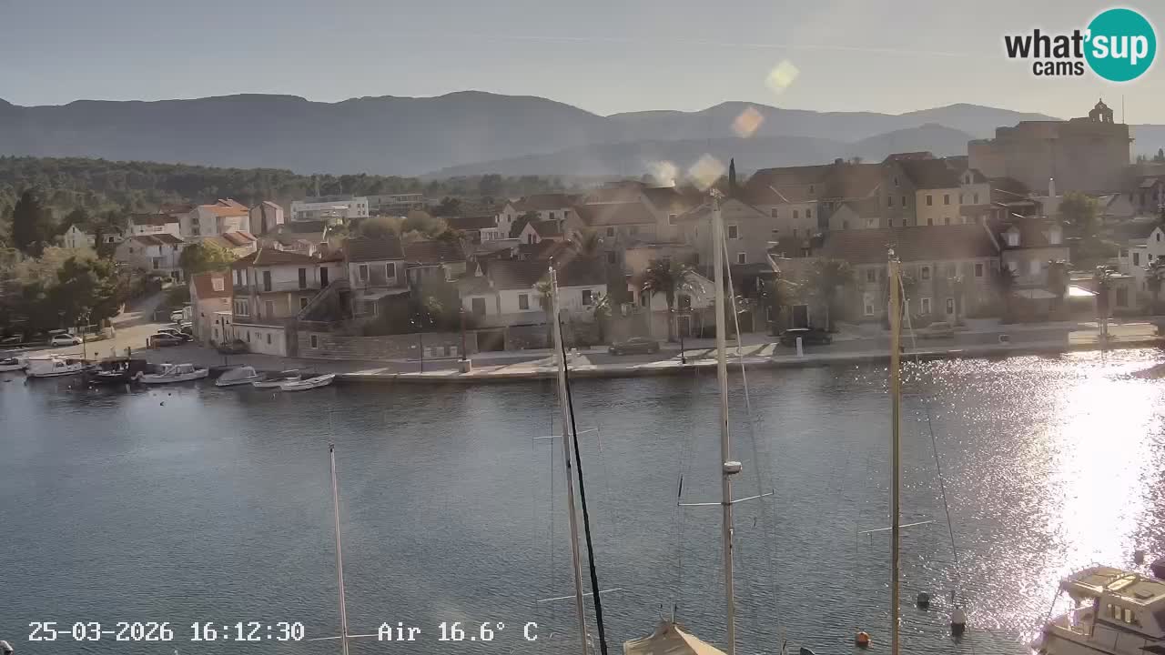 Webcam Hvar Vrboska marina | Dalmazia