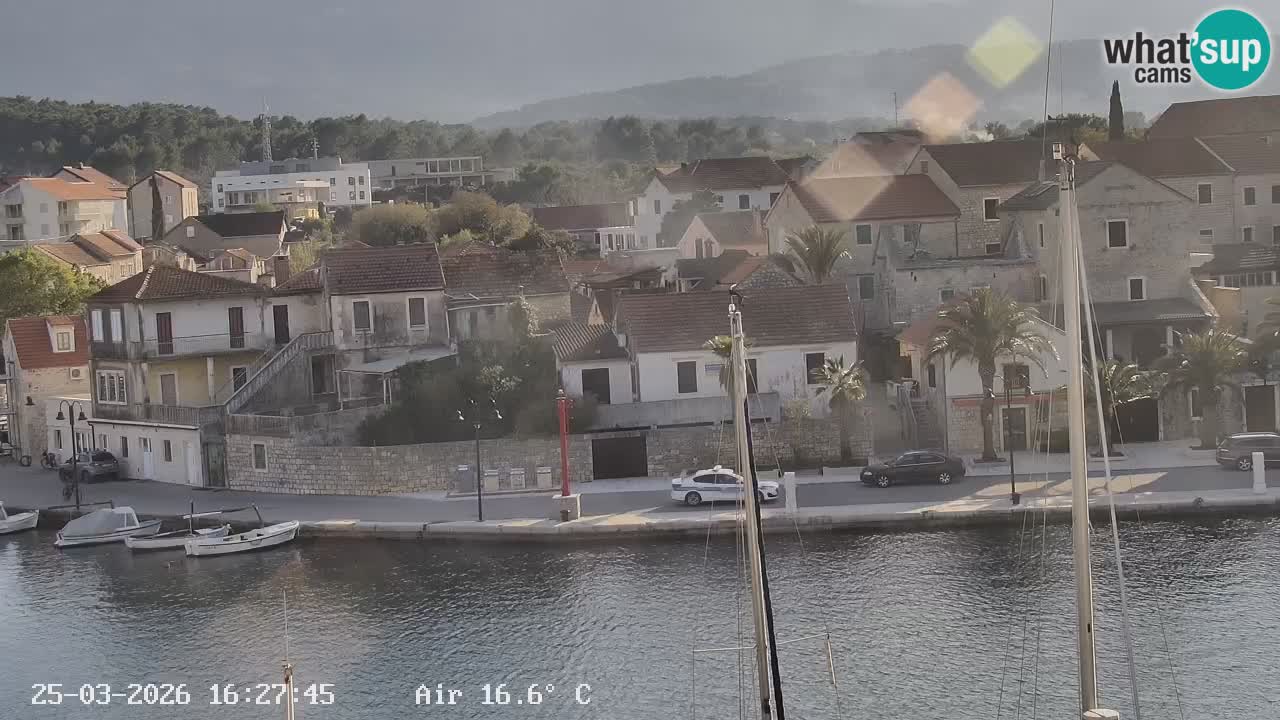 Webcam Hvar Vrboska marina | Dalmazia