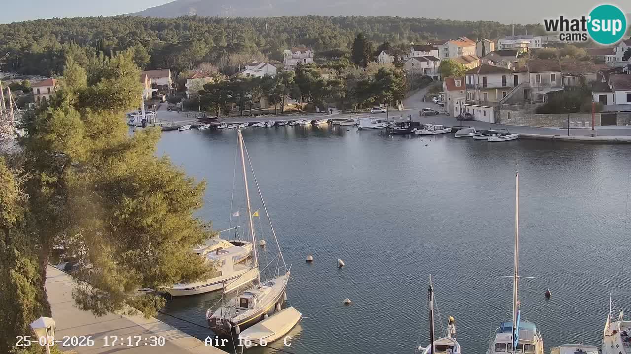 Livecam Vrboska marina | Hvar island | Dalmatia