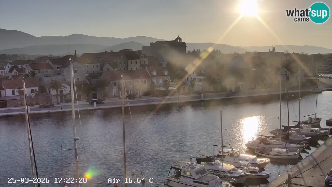 Livecam Hvar Vrboska marina | Île de Hvar | Dalmatia