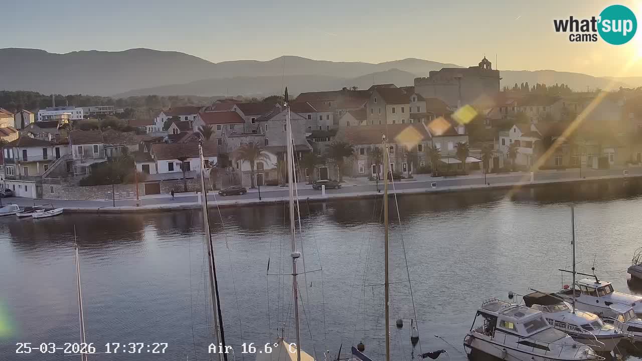 Livecam Vrboska marina | Hvar island | Dalmatia