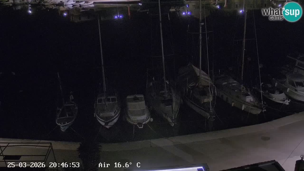 Webcam Vrboska marina | Hvar Insel | Dalmatien