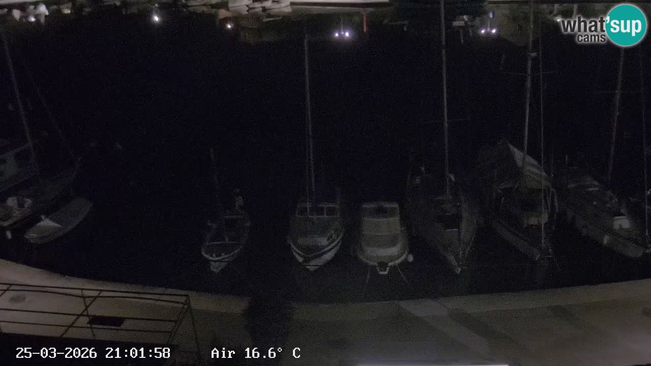 Webcam Vrboska marina | Hvar Insel | Dalmatien